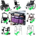 thumbnail image 5 of Wheelchair Side Bag,Wheelchair Pouch Side Pocket,Armrest Storage Accessories Attachments Hand Free Bags for Wheelchair, Walkers Suit for Adults Seniors, 5 of 9