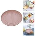 thumbnail image 2 of Offres du Jour 5.9x5.9IN Bol à Fruits Plats Ronds avec Bord Surélevé, Ensemble d'Assiettes à Salade Réutilisables, Assiettes de Service Incassables pour Apéritif Dessert pour Fête Décoration Maison Rose, 2 of 9