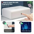 thumbnail image 3 of Biometric Fingerprint Safe Home Cash Jewelry Safe Storage Box File Confidentiality Hidden Safe Cosmetic Box ,Your Exclusive Wealth Manager, 3 of 6