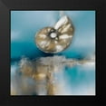 thumbnail image 2 of Prior, J.P. 12x12 Black Modern Framed Museum Art Print Titled - Blue Shores Nautilus, 2 of 5