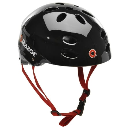 Razor V17 Multi-Sport Youth Helmet, Gloss Black