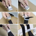 thumbnail image 2 of Bicycle Straps, Zinc Alloy Press Buckle Straps Fastening Straps, 2 of 10