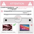thumbnail image 2 of Funda para portátil Anban para MacBook Air de 13,6 pulgadas a 2025, color rosa, 2 of 8