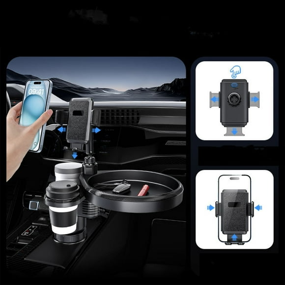 Back to School! pstuiky Tool Storage, Car Mobile Phone Bracket Water Cup Place Tray Bracket Food Shelf Dinner Table Drink Coffee Table Universal Storage Shell Shelf Storage Up to 65% Off