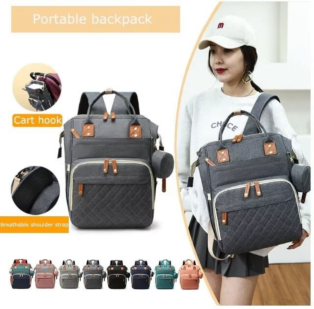 Laptop Backpack for Women, Fashion Travel Work Commuter Backpack Purse with USB Port, Lightweight Casual Daypacks, Nurse Teacher College Computer Bag, Fit ." Laptop