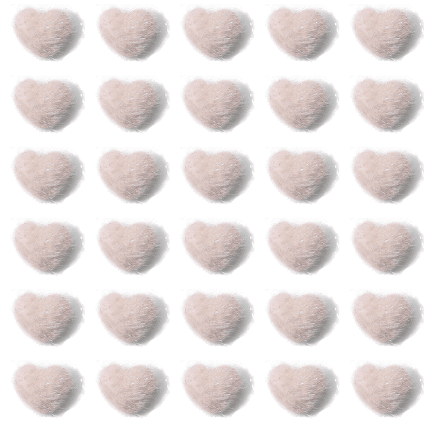 Pompones para decoración de uñas en forma de corazón - Pompones esponjosos para decoración de uñas desmontables Pompones magnéticos 3D con base magnética para diseño y decoración de uñas