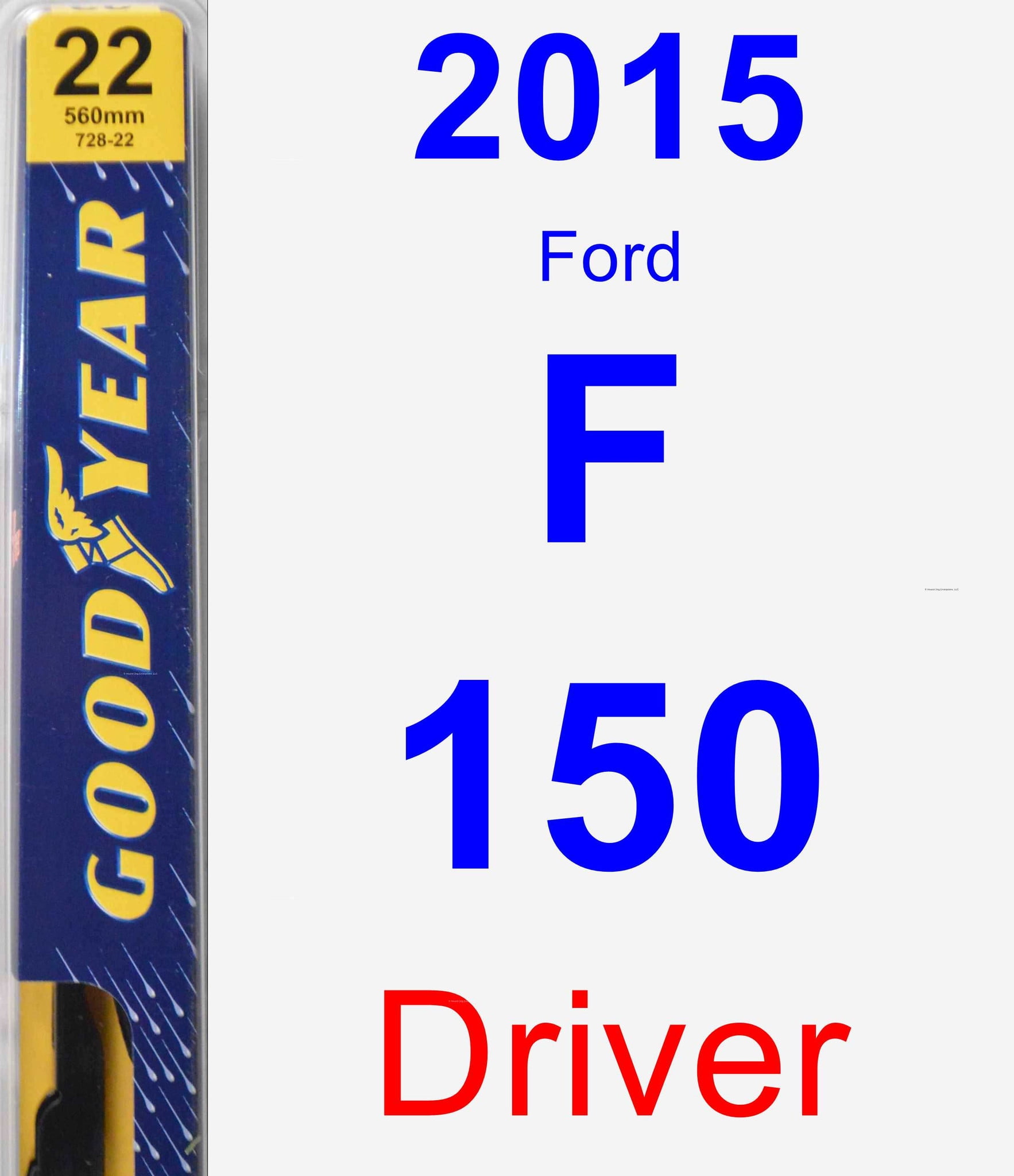 2015 f150 wiper blade size