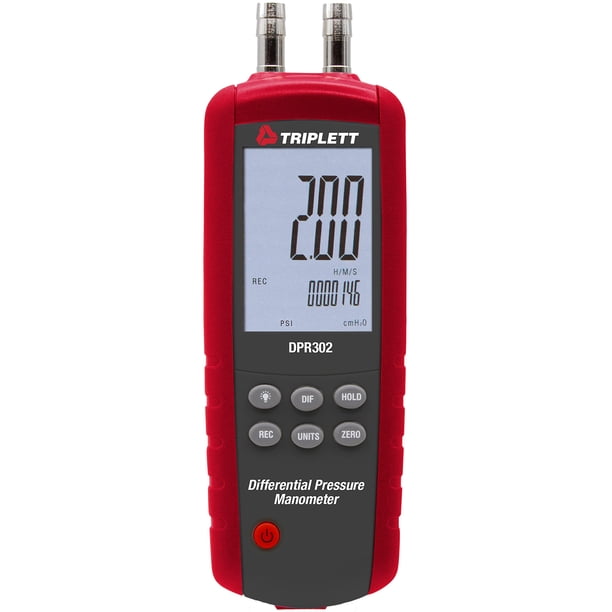 Manómetro de presión diferencial Triplett DPR302 2psi