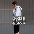 thumbnail image 7 of Kdxio Black And White Sheeps Travel Duffel Bag Gym Bag Weekender Travel Bag Gym Bag for Women &Men Airplane Travel Essentials for Flying, 7 of 7