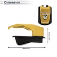 thumbnail image 4 of Gancho colgante para motocicleta Cuadrado Soporte para casco de motocicleta Equipaje para scooters bicicletas Tono dorado Longitud 78mm, 4 of 7