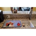thumbnail image 4 of Carolines Treasures BB2889DDM Dog House Collection Bull Terrier Red White Dish Drying Mat, 4 of 4