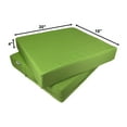 thumbnail image 2 of QQbed 2 Pack Washable 20"X18"X4" Memory Foam Platform Set Cushions for Outdoor Patio Seats, 2 of 7