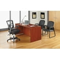 thumbnail image 4 of Genaro Series Guest Chair, Black Leather, Sled Base, 4 of 6