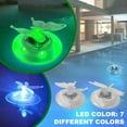 thumbnail image 2 of DHliIQQ Dragonfly Shape Solar Swimming Pool Ornaments Pond Light Floating Waterproof LED Efficiency Lamp Detachable Energy, 2 of 8