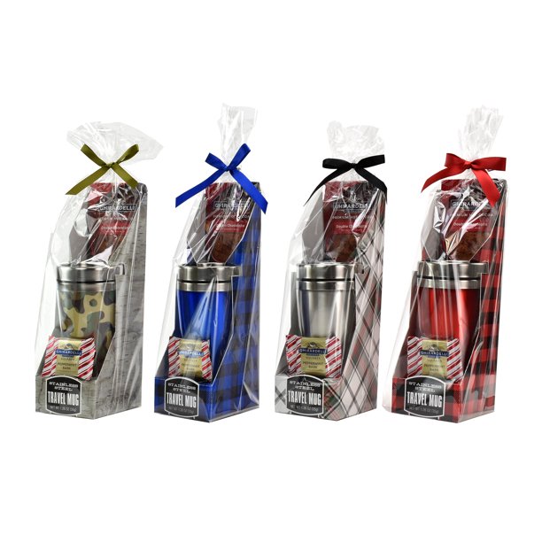 Ghirardelli Stainless Steel Travel Mug Gift Set, 1.26 oz, 3 Piece