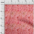 thumbnail image 1 of oneOone Georgette Viscose Dark Peach Fabric Batik Sewing Craft Projects Fabric Prints By Yard 42 Inch Wide - AM, 1 of 1