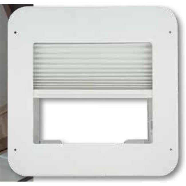 RV Window Vent Shade, White