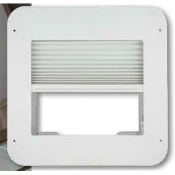 RV Window Vent Shade, White