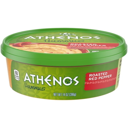 Athenos Roasted Red Pepper Hummus, 14 oz Tub