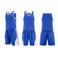 thumbnail image 6 of FUZHIQ Boys Basketball and Shorts 2-Piece Set, V-Neck Sleeveless Athletic Uniform Breathable Quick-Dry Sportswear,3-16 Years, 6 of 6