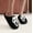 Cotton slippers - black skull, variant on ZELAND Unisex Halloween Pumpkin Ghost Warm Winter Cotton Slippers - Thick Sole, Anti-Slip, Indoor House Shoes