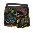thumbnail image 2 of Balery Play Game3 Men's Boxer Briefs, Soft and Breathable Cotton Underwear with nylon Waistband-Small, 2 of 9