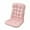 Pink, variant on Cooling Rocking Chair Cushions for Summer High Back Patio Non-slip Bottom Tufted Seat Pad with Ties for Dorm Floor Car Office, 37x20 Inch,Pink
