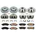 thumbnail image 2 of PowerStop Front and Rear Stock Replacement Brake Pad and Rotor Kit with Calipers Fits: BUICK CHEVROLET GMC SAAB Select Models KCOE2060, 2 of 5