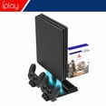 thumbnail image 2 of Multi-Functional Cooling Stand for PS4 Pro/Slim - PS Move Controller Charger + 12-Slot Game Disc Storage Rack, Anti-Overheating, Space-Saving Design | PS4 Accessories, 2 of 6