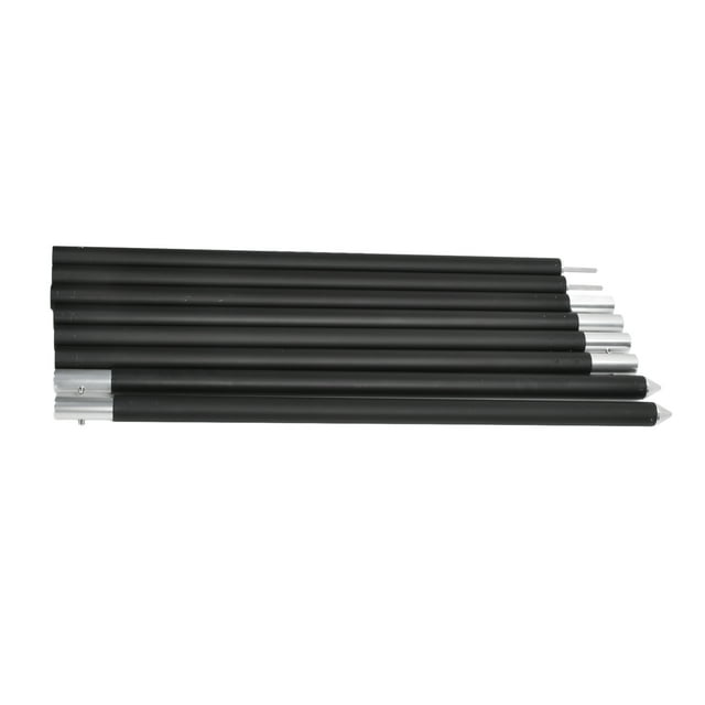 Assembled Tarp Poles, Outdoor Aluminum Tent Poles Antirust Assembled Design Stable Structure for Camping