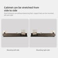 thumbnail image 4 of NessCarsti Mid-Century Modern TV Stand for 100" TVs, 78.7"-130"Black Walnut Console with Storage, 4 of 14