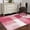 White Pink, variant on Area Rug for Living Room, Brown Geometric Non-Slip Indoor Large Carpet for Bedroom/Dining Room, Watercolor Ombre Modern Abstract Art Washable Low-Profile Rectangle Floor Mat Runner Rugs - 2.7 x 5 Ft