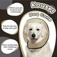 thumbnail image 6 of Kuoser Dog Cone Collar after Surgery, Soft Adjustable Recovery Cone Collar for Dogs, L, 6 of 8