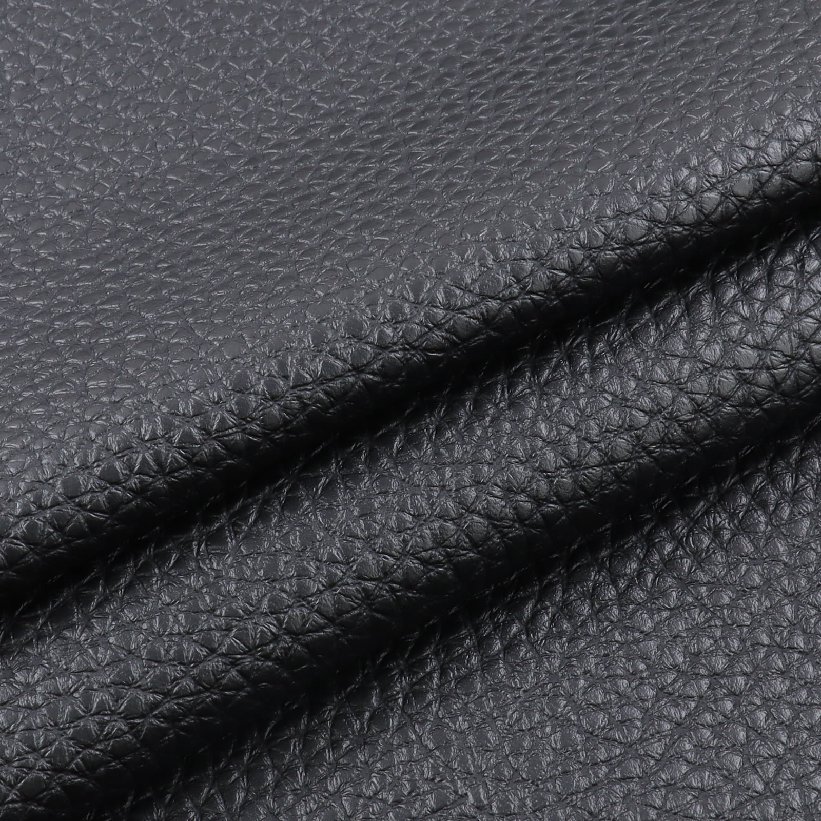Faux Leather Vinyl Marine Fabric Litchi Texture Scaly Knitting Backed Upholstery Sewing DIY