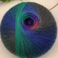 thumbnail image 3 of PENGXIANG Segmental Dyed Rainbow Hand Knitted Thread  200g 1600m Long Invincible Magic Ball Wool Crochet Thread Rainbow Magic Ball, 3 of 7