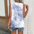 thumbnail image 4 of fatyb Summer Women's Tank Tops V Neck Eyelet Embroidery Shirts Casual Sleeveless Loose Blouses, 4 of 7