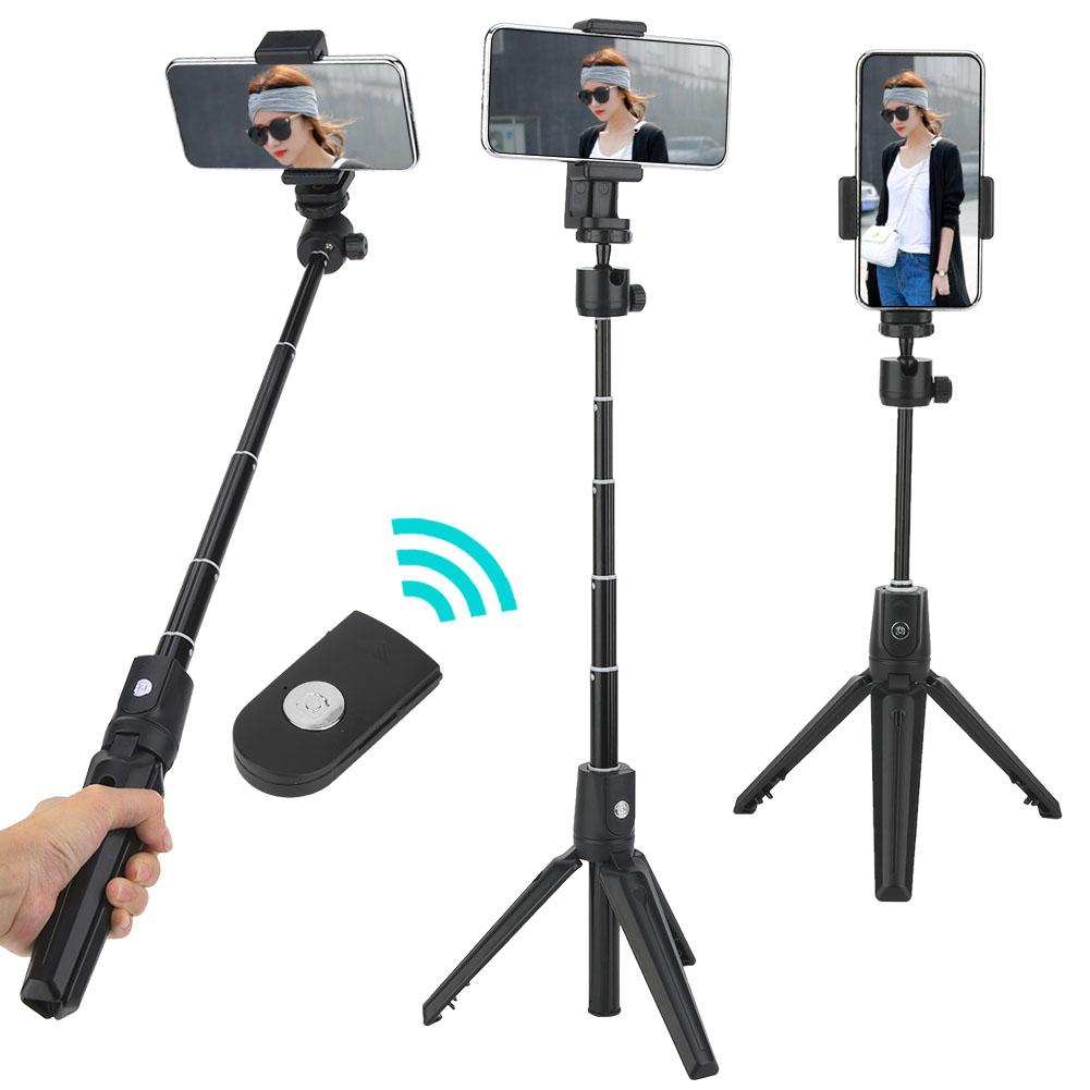 2 in 1 Selfie Stick Tripod Stand with Wireless Remote Control for Android for Mobile Phone Selfie Stick Tripod