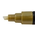 thumbnail image 3 of Marvy Uchida Chisel Tip Chalk Marker, Gold Metallic, 1/Pack, 3 of 4