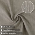 thumbnail image 4 of Shininglove Waffle Shower Curtains for Bathroom (Taupe, 72" x 72"), 4 of 7