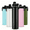 Black, variant on Boyun Daj 25oz Water Bottle with Handle, 304 Stainless Steel Double Wall Vacuum, Leak Proof Wide Mouth Sports Bottle, BPA Free, Keep Hot & Cold, Pink
