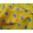 thumbnail image 4 of oneOone Silk Tabby Fabric Floral Block Print Sewing Fabric BTY 42 Inch Wide, 4 of 4