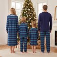 thumbnail image 4 of Nibbcoa Christmas Matching Family Pajamas Set Long Sleeve Tops Pants Nightgown Holiday Loungewear, 4 of 10