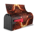thumbnail image 3 of Goofa Magma Fire Black Dragon Pattern Mailbox Cover, Mailbox Decoration with Magnetic Strips for Standard and Large Mailboxes, Easy Installation, Durable and UV-Resistant-25.5x21 in, 3 of 8
