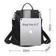 thumbnail image 2 of Sac à Dos pour Femmes Imperméable en Nylon Sac d'École Anti-Vol Sac de Jour Sac à Bandoulière Sac à Dos de Voyage Léger, 2 of 6