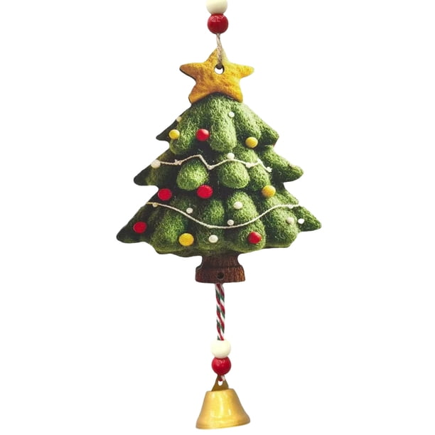 Adornos navideños, adornos navideños, regalos navideños, colgante navideño de madera de punto, estrella colgante, ligero, para árbol, hogar, fiesta, festival.