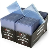 BCW Supplies Card Sleeve & Toploader Combo Pack (200) New