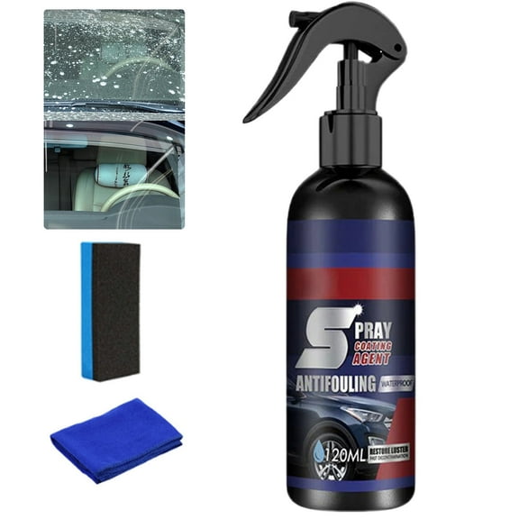 Multifunctional Coating Renewal Agent Spray, Car Nano Paint Coating Agent, 3 in 1 High Protection Quick Car Coating Spray Fast-Acting, Anti Dirt - Boost Gloss (1)