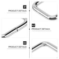 thumbnail image 2 of CIMAXIC 20pcs Metal Dee Ring D Webbing Belt Ribbon Buckle Strap Adjuster (Silver),0.98"X0.75"X0.16", 2 of 5