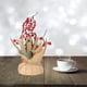 thumbnail image 5 of Christmas Decorations Desktop Home Small Mini Simulation Christmas Tree Red Fruit Cuttings Needles Christmas Decorations, 5 of 6