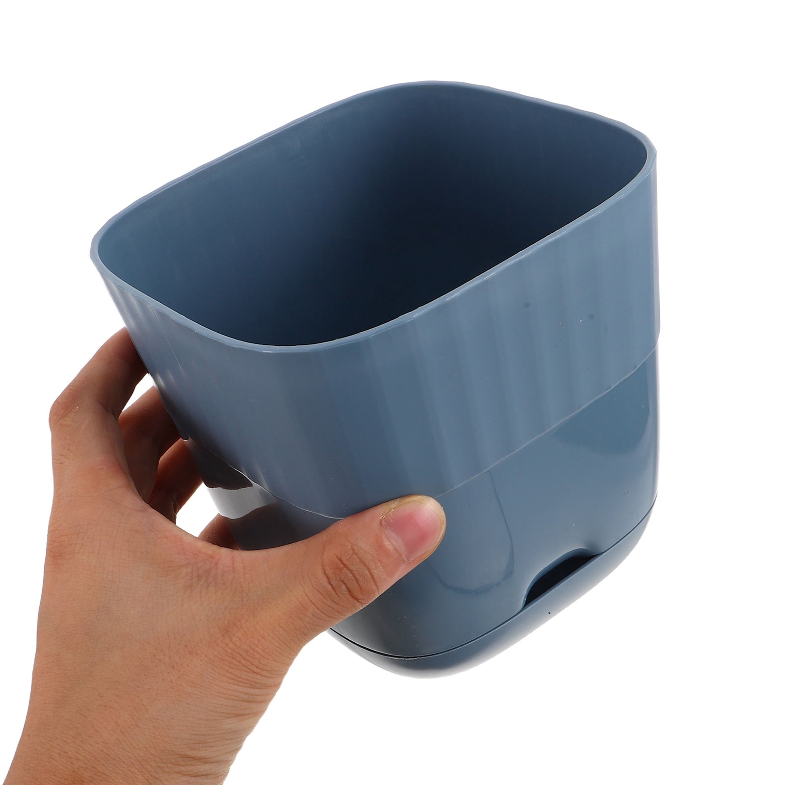 AURARMLET Set of 6 Plastic Planter Pots for , Cacti, Indoor and Outdoor Gardening
